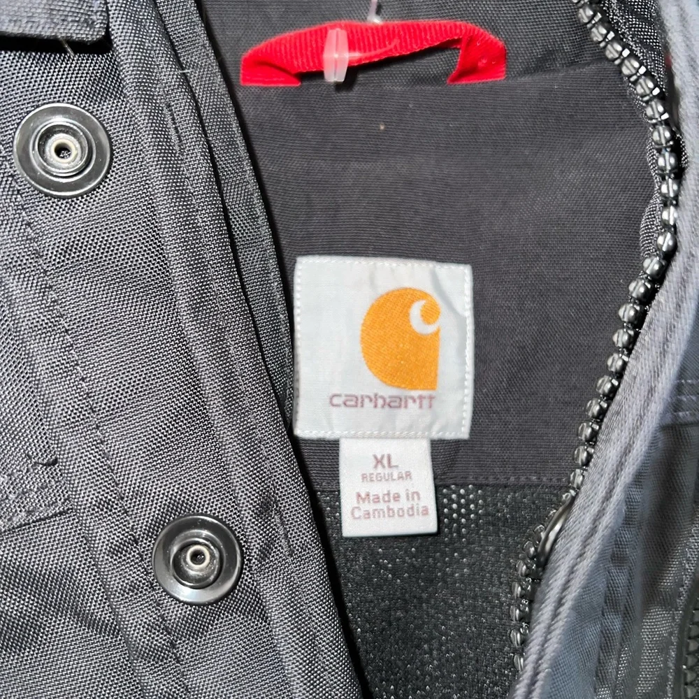 Carhartt Storm Defender Loose Fit Heavyweight Jacket In Black Size XL - Picture 6 of 10